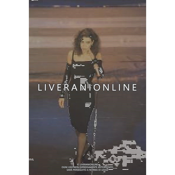 DIAP-RETROSPETTIVA GRAZIA DI MICHELE CANTANTE NELLA FOTO GRAZIA DI MICHELE A SANREMO NELL\'ANNO 1991 AG ALDO LIVERANI SAS