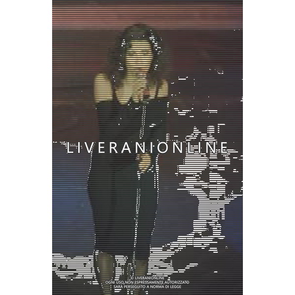 DIAP-RETROSPETTIVA GRAZIA DI MICHELE CANTANTE NELLA FOTO GRAZIA DI MICHELE A SANREMO NELL\'ANNO 1991 AG ALDO LIVERANI SAS