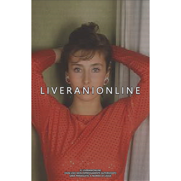 DIAP-RETROSPETTIVA BETRICE PALME ATTRICE NELLA FOTO BEATRICE PALME NELL\'ANNO 1985 AG ALDO LIVERANI SAS