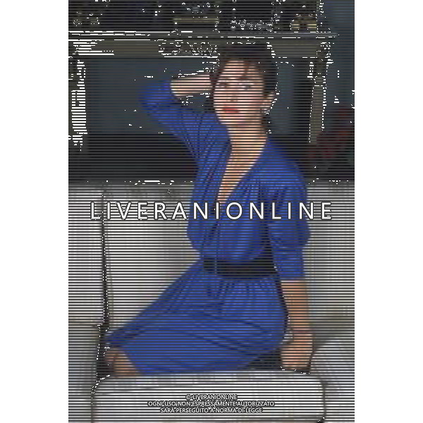 DIAP-RETROSPETTIVA BETRICE PALME ATTRICE NELLA FOTO BEATRICE PALME NELL\'ANNO 1985 AG ALDO LIVERANI SAS