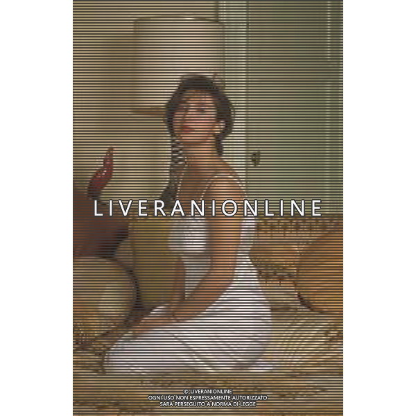 DIAP-RETROSPETTIVA BETRICE PALME ATTRICE NELLA FOTO BEATRICE PALME NELL\'ANNO 1985 AG ALDO LIVERANI SAS