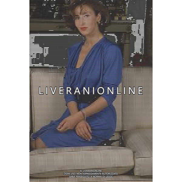 DIAP-RETROSPETTIVA BETRICE PALME ATTRICE NELLA FOTO BEATRICE PALME NELL\'ANNO 1985 AG ALDO LIVERANI SAS