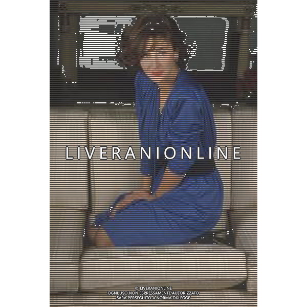 DIAP-RETROSPETTIVA BETRICE PALME ATTRICE NELLA FOTO BEATRICE PALME NELL\'ANNO 1985 AG ALDO LIVERANI SAS