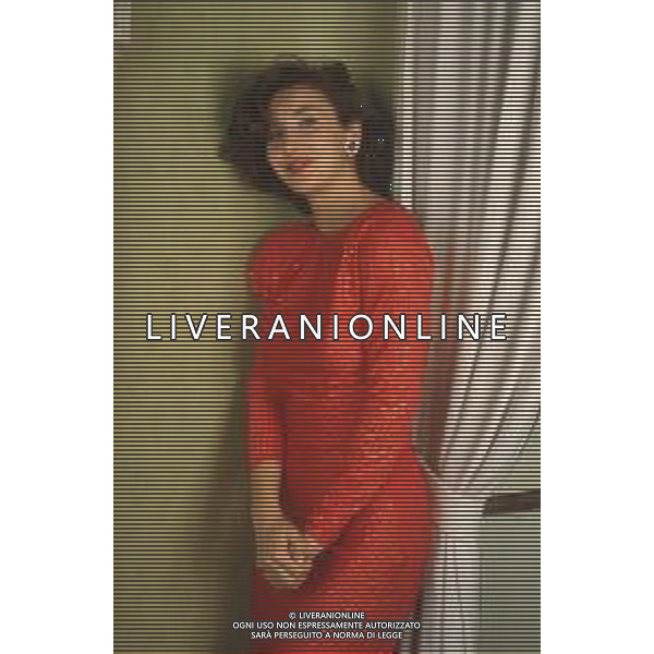 DIAP-RETROSPETTIVA BETRICE PALME ATTRICE NELLA FOTO BEATRICE PALME NELL\'ANNO 1985 AG ALDO LIVERANI SAS