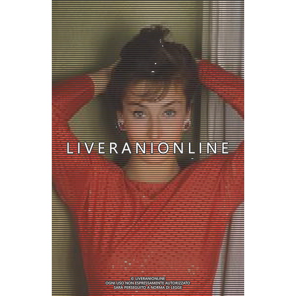 DIAP-RETROSPETTIVA BETRICE PALME ATTRICE NELLA FOTO BEATRICE PALME NELL\'ANNO 1985 AG ALDO LIVERANI SAS