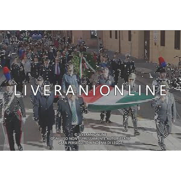 IMOLA 04 11 2025 Cerimonia del 4 Novembre: Imola celebra l’Unita’ Nazionale e le Forze Armate NELLA FOTO CORTEO VERSO MONUMENTO DI STEFANINO CURTI ©SANNA - AGENZIA ALDO LIVERANI SAS