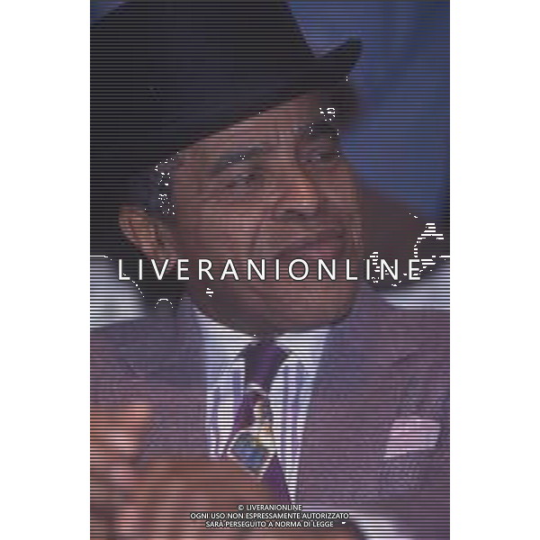 DIAP-RETROSPETTIVA JOHN CARL HENDRICKS CANTANTE E JAZZISTA NELLA FOTO JOHN CARL HENDRICKS A MILANO NELL\'ANNO 1991 AG ALDO LIVERANI SAS