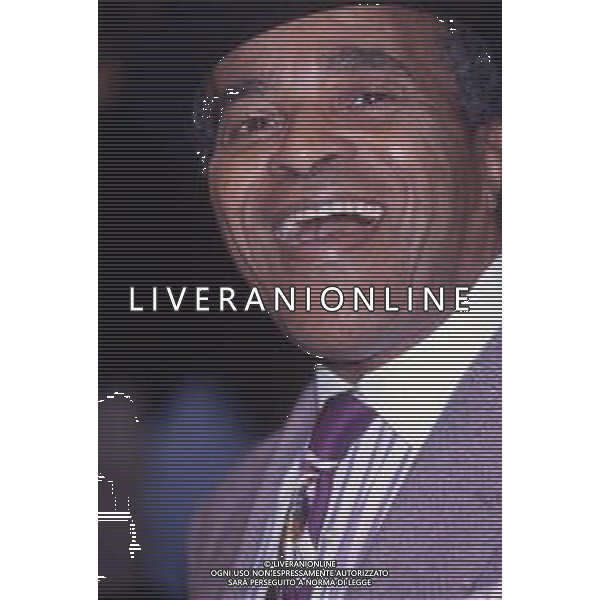 DIAP-RETROSPETTIVA JOHN CARL HENDRICKS CANTANTE E JAZZISTA NELLA FOTO JOHN CARL HENDRICKS A MILANO NELL\'ANNO 1991 AG ALDO LIVERANI SAS