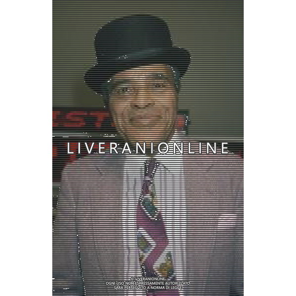 DIAP-RETROSPETTIVA JOHN CARL HENDRICKS CANTANTE E JAZZISTA NELLA FOTO JOHN CARL HENDRICKS A MILANO NELL\'ANNO 1991 AG ALDO LIVERANI SAS