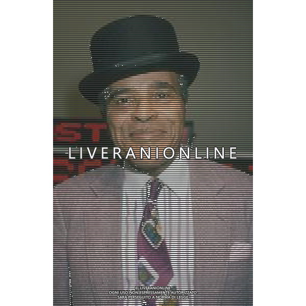 DIAP-RETROSPETTIVA JOHN CARL HENDRICKS CANTANTE E JAZZISTA NELLA FOTO JOHN CARL HENDRICKS A MILANO NELL\'ANNO 1991 AG ALDO LIVERANI SAS