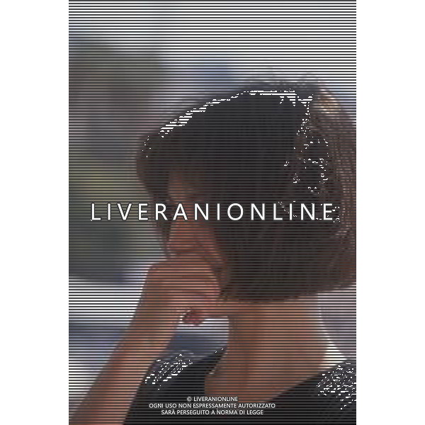 DIAP-RETROSPETTIVA ANN ROUSSELL ATTRICE NELLA FOTO ANN ROUSSELL A CANNES NELL\'ANNO 1991 AG ALDO LIVERANI SAS