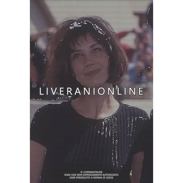DIAP-RETROSPETTIVA ANN ROUSSELL ATTRICE NELLA FOTO ANN ROUSSELL A CANNES NELL\'ANNO 1991 AG ALDO LIVERANI SAS