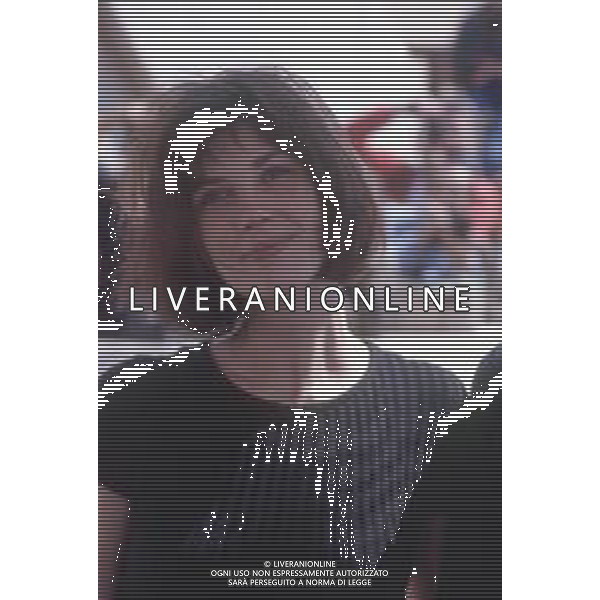 DIAP-RETROSPETTIVA ANN ROUSSELL ATTRICE NELLA FOTO ANN ROUSSELL A CANNES NELL\'ANNO 1991 AG ALDO LIVERANI SAS