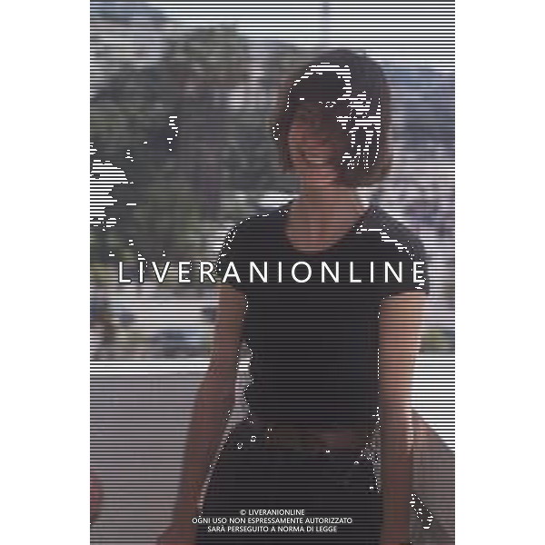 DIAP-RETROSPETTIVA ANN ROUSSELL ATTRICE NELLA FOTO ANN ROUSSELL A CANNES NELL\'ANNO 1991 AG ALDO LIVERANI SAS