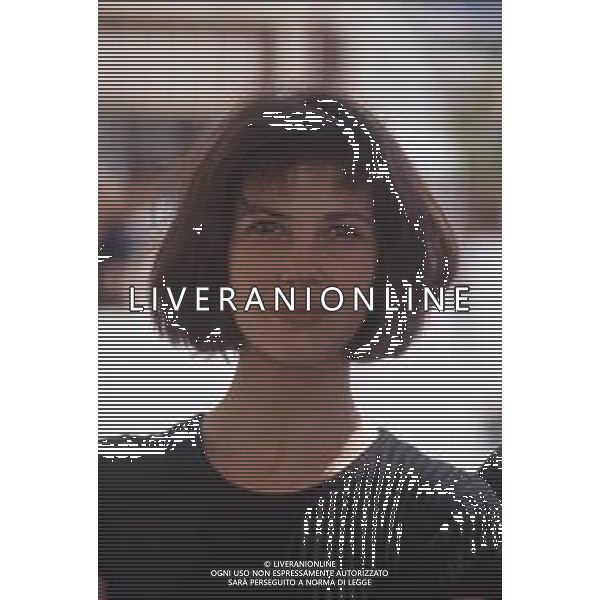 DIAP-RETROSPETTIVA ANN ROUSSELL ATTRICE NELLA FOTO ANN ROUSSELL A CANNES NELL\'ANNO 1991 AG ALDO LIVERANI SAS