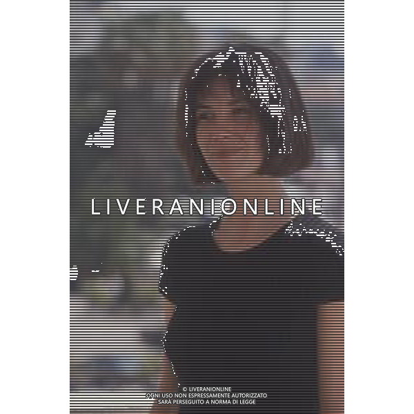 DIAP-RETROSPETTIVA ANN ROUSSELL ATTRICE NELLA FOTO ANN ROUSSELL A CANNES NELL\'ANNO 1991 AG ALDO LIVERANI SAS