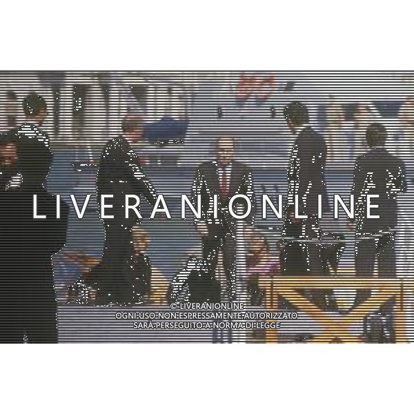 DIAP-RETROSPETTIVA FRANCOIS MITTERAND POLITICO NELLA FOTO FRANCOIS MITTERAND A VENEZIA NELL\'ANNO 1987 AG ALDO LIVERANI SAS