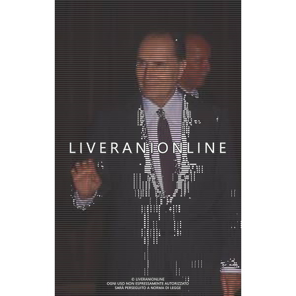 DIAP-RETROSPETTIVA FRANCOIS MITTERAND POLITICO NELLA FOTO FRANCOIS MITTERAND A VENEZIA NELL\'ANNO 1987 AG ALDO LIVERANI SAS