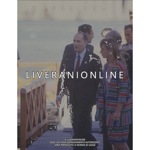 DIAP-RETROSPETTIVA FRANCOIS MITTERAND POLITICO NELLA FOTO FRANCOIS MITTERAND A VENEZIA NELL\'ANNO 1987 AG ALDO LIVERANI SAS