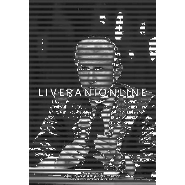 NEG- RETROSPETTIVA GIOVANNI TRAPATTONI ALLENATORE INTER NELLA FOTO GIOVANNI TRAPATTONI NELL’ANNO 1989 A RHO (MILANO) AG ALDO LIVERANI SAS