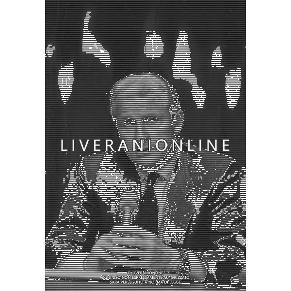 NEG- RETROSPETTIVA GIOVANNI TRAPATTONI ALLENATORE INTER NELLA FOTO GIOVANNI TRAPATTONI NELL’ANNO 1989 A RHO (MILANO) AG ALDO LIVERANI SAS
