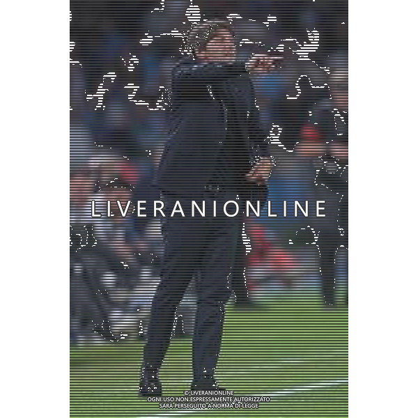 TVPM Napoli, Eintracht Frankfurt Nella Foto: Antonio Conte Foto Mosca, Ag.Liverani - AGENZIA ALDO LIVERANI SAS -TVPM Napoli vs Eintracht Francoforte 4a Giornata Champions League 04.11.2025