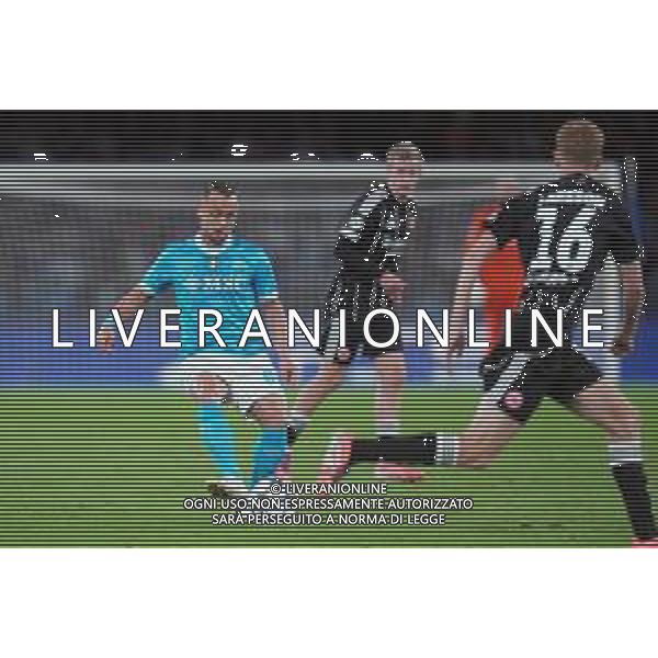 TVPM Napoli, Eintracht Frankfurt Nella Foto: Stanislav Lobotka Foto Mosca, Ag.Liverani - AGENZIA ALDO LIVERANI SAS -TVPM Napoli vs Eintracht Francoforte 4a Giornata Champions League 04.11.2025