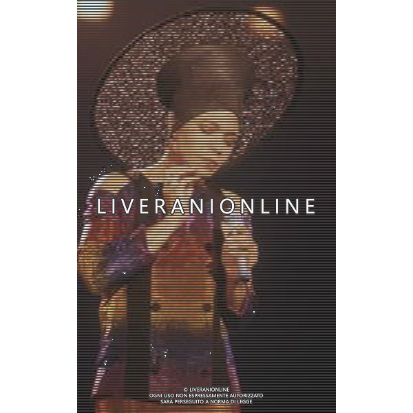 DIAP-RETROSPETTIVA DEE DEE BRIDGEWATER CANTANTE NELLA FOTO DEE DEE BRIDGEWATER A SANREMO NELL\'ANNO 1990 AG ALDO LIVERANI SAS