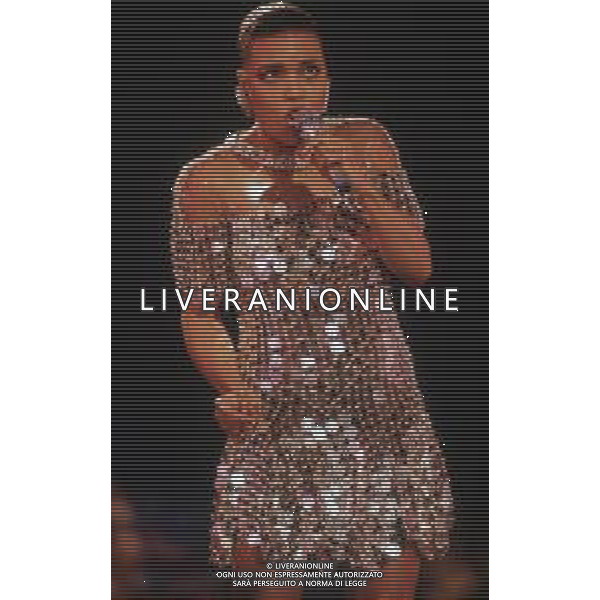 DIAP-RETROSPETTIVA DEE DEE BRIDGEWATER CANTANTE NELLA FOTO DEE DEE BRIDGEWATER A SANREMO NELL\'ANNO 1990 AG ALDO LIVERANI SAS