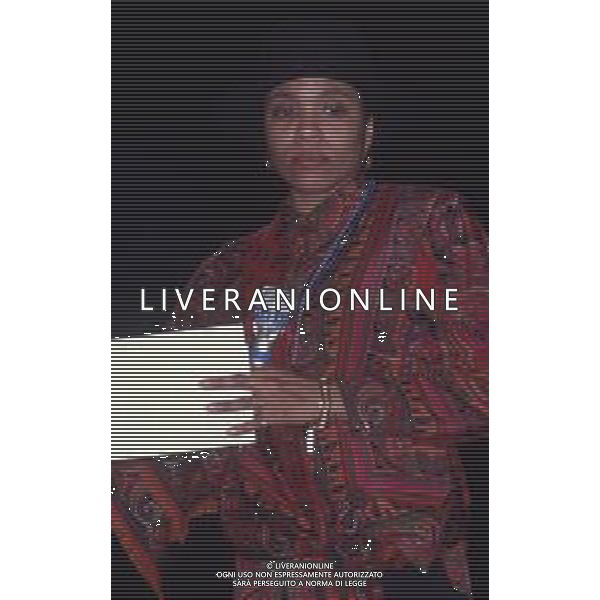 DIAP-RETROSPETTIVA DEE DEE BRIDGEWATER CANTANTE NELLA FOTO DEE DEE BRIDGEWATER A SANREMO NELL\'ANNO 1990 AG ALDO LIVERANI SAS