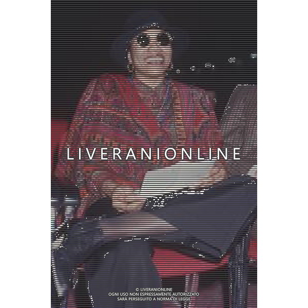 DIAP-RETROSPETTIVA DEE DEE BRIDGEWATER CANTANTE NELLA FOTO DEE DEE BRIDGEWATER A SANREMO NELL\'ANNO 1990 AG ALDO LIVERANI SAS