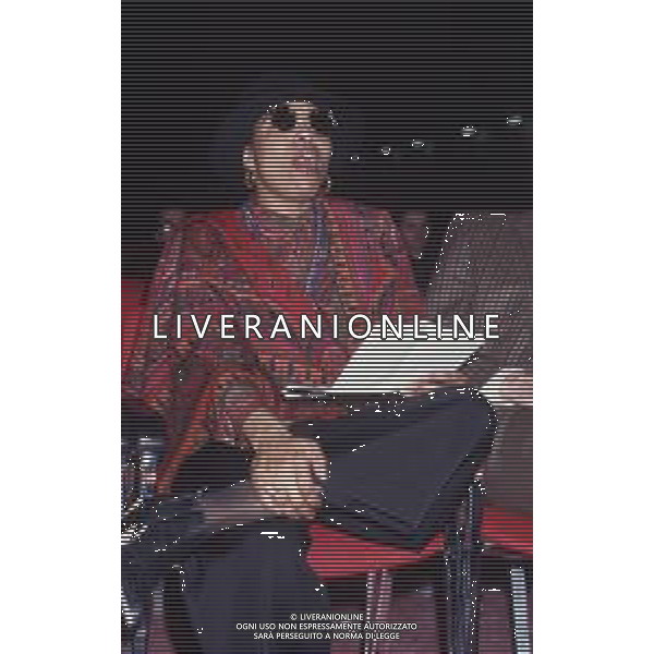 DIAP-RETROSPETTIVA DEE DEE BRIDGEWATER CANTANTE NELLA FOTO DEE DEE BRIDGEWATER A SANREMO NELL\'ANNO 1990 AG ALDO LIVERANI SAS