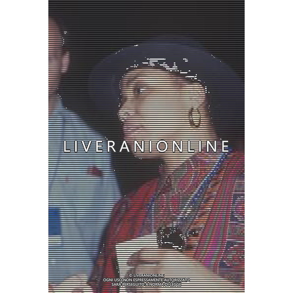 DIAP-RETROSPETTIVA DEE DEE BRIDGEWATER CANTANTE NELLA FOTO DEE DEE BRIDGEWATER A SANREMO NELL\'ANNO 1990 AG ALDO LIVERANI SAS