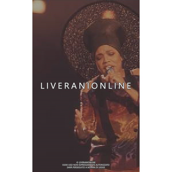 DIAP-RETROSPETTIVA DEE DEE BRIDGEWATER CANTANTE NELLA FOTO DEE DEE BRIDGEWATER A SANREMO NELL\'ANNO 1990 AG ALDO LIVERANI SAS