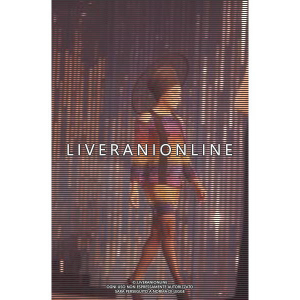 DIAP-RETROSPETTIVA DEE DEE BRIDGEWATER CANTANTE NELLA FOTO DEE DEE BRIDGEWATER A SANREMO NELL\'ANNO 1990 AG ALDO LIVERANI SAS