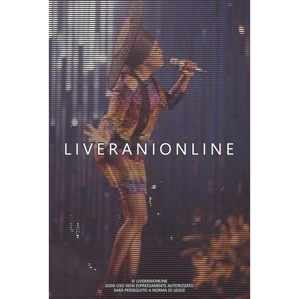 DIAP-RETROSPETTIVA DEE DEE BRIDGEWATER CANTANTE NELLA FOTO DEE DEE BRIDGEWATER A SANREMO NELL\'ANNO 1990 AG ALDO LIVERANI SAS