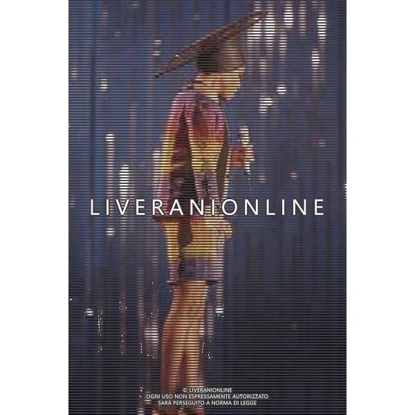 DIAP-RETROSPETTIVA DEE DEE BRIDGEWATER CANTANTE NELLA FOTO DEE DEE BRIDGEWATER A SANREMO NELL\'ANNO 1990 AG ALDO LIVERANI SAS