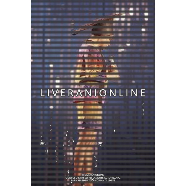 DIAP-RETROSPETTIVA DEE DEE BRIDGEWATER CANTANTE NELLA FOTO DEE DEE BRIDGEWATER A SANREMO NELL\'ANNO 1990 AG ALDO LIVERANI SAS