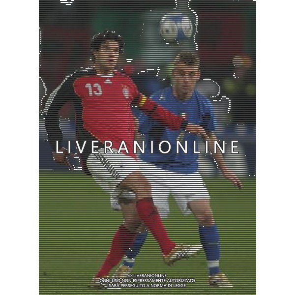 Firenze 01/03/2006 Italia-Germania Amichevole Nella foto: Ballack Michael contro De rossi Daniele.* Ph Gianni Nucci/Agenzia Aldo Liverani