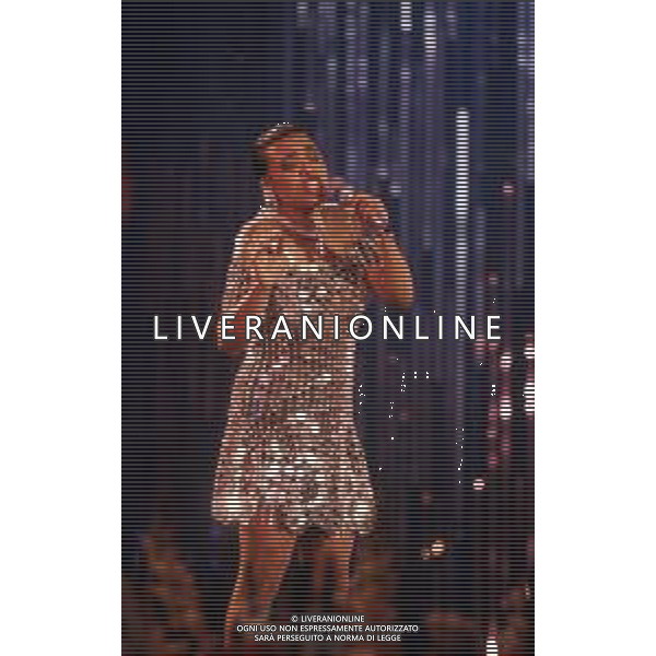 DIAP-RETROSPETTIVA DEE DEE BRIDGEWATER CANTANTE NELLA FOTO DEE DEE BRIDGEWATER A SANREMO NELL\'ANNO 1990 AG ALDO LIVERANI SAS