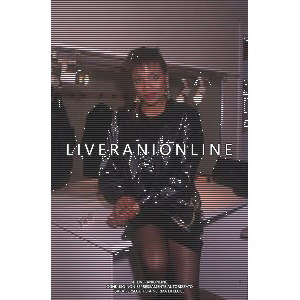 DIAP-RETROSPETTIVA DEE DEE BRIDGEWATER CANTANTE NELLA FOTO DEE DEE BRIDGEWATER A SANREMO NELL\'ANNO 1990 AG ALDO LIVERANI SAS