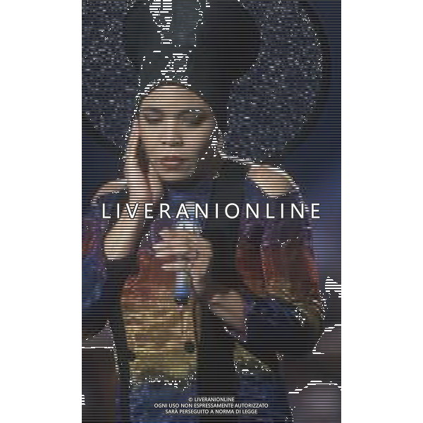 DIAP-RETROSPETTIVA DEE DEE BRIDGEWATER CANTANTE NELLA FOTO DEE DEE BRIDGEWATER A SANREMO NELL\'ANNO 1990 AG ALDO LIVERANI SAS