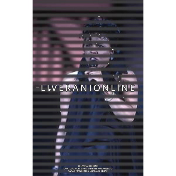 DIAP-RETROSPETTIVA DEE DEE BRIDGEWATER CANTANTE NELLA FOTO DEE DEE BRIDGEWATER A SANREMO NELL\'ANNO 1990 AG ALDO LIVERANI SAS