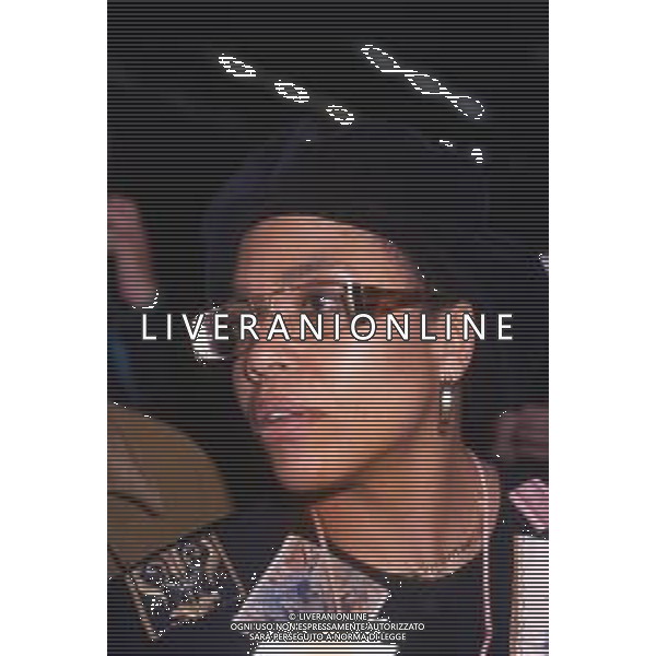 DIAP-RETROSPETTIVA DEE DEE BRIDGEWATER CANTANTE NELLA FOTO DEE DEE BRIDGEWATER A SANREMO NELL\'ANNO 1990 AG ALDO LIVERANI SAS