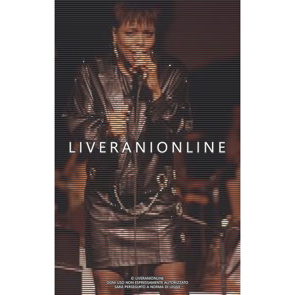 DIAP-RETROSPETTIVA DEE DEE BRIDGEWATER CANTANTE NELLA FOTO DEE DEE BRIDGEWATER A SANREMO NELL\'ANNO 1990 AG ALDO LIVERANI SAS