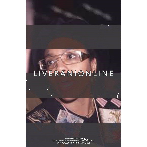 DIAP-RETROSPETTIVA DEE DEE BRIDGEWATER CANTANTE NELLA FOTO DEE DEE BRIDGEWATER A SANREMO NELL\'ANNO 1990 AG ALDO LIVERANI SAS