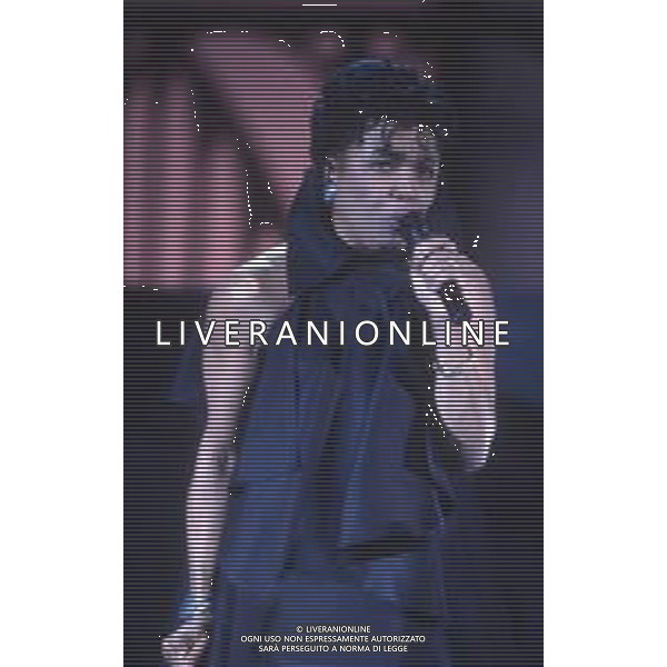 DIAP-RETROSPETTIVA DEE DEE BRIDGEWATER CANTANTE NELLA FOTO DEE DEE BRIDGEWATER A SANREMO NELL\'ANNO 1990 AG ALDO LIVERANI SAS