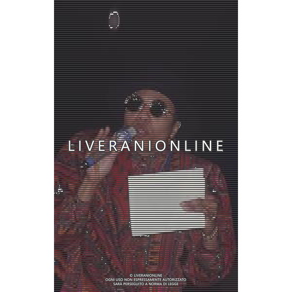 DIAP-RETROSPETTIVA DEE DEE BRIDGEWATER CANTANTE NELLA FOTO DEE DEE BRIDGEWATER A SANREMO NELL\'ANNO 1990 AG ALDO LIVERANI SAS