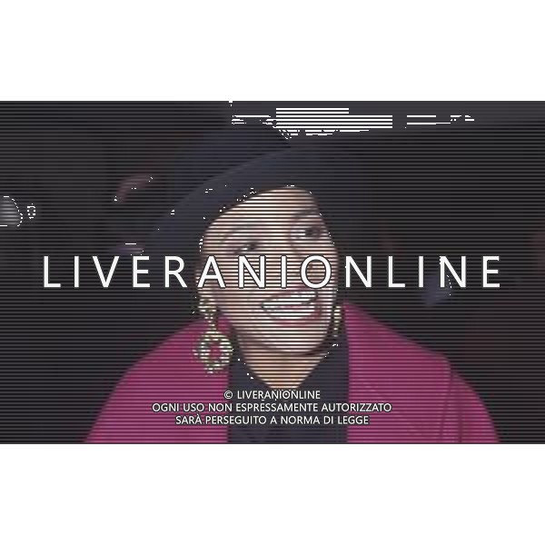 DIAP-RETROSPETTIVA DEE DEE BRIDGEWATER CANTANTE NELLA FOTO DEE DEE BRIDGEWATER A SANREMO NELL\'ANNO 1990 AG ALDO LIVERANI SAS