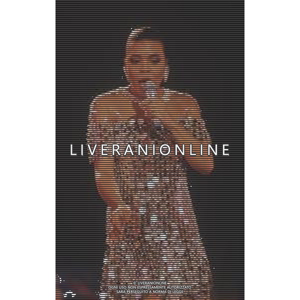 DIAP-RETROSPETTIVA DEE DEE BRIDGEWATER CANTANTE NELLA FOTO DEE DEE BRIDGEWATER A SANREMO NELL\'ANNO 1990 AG ALDO LIVERANI SAS